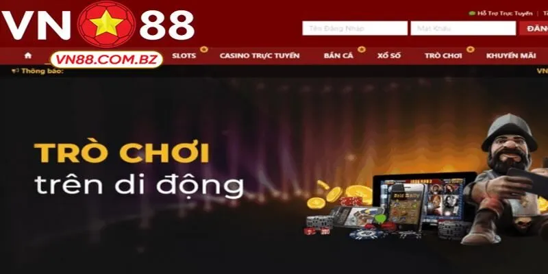 Nhà cái VN88 được nhiều hội viên trải nghiệm rinh thưởng